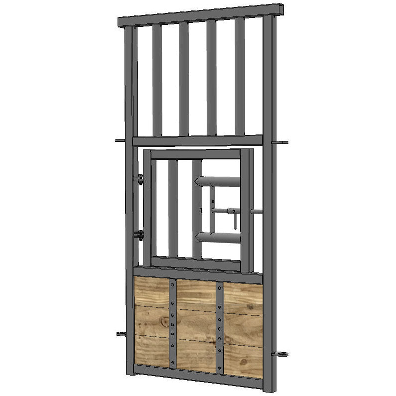 Vertical Railed Feed Hatch Panel