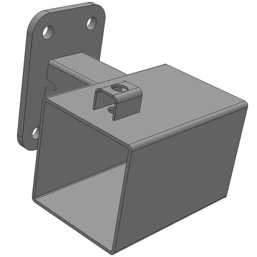 Single Rail off set bracket to suit 88.9mm o/d tube