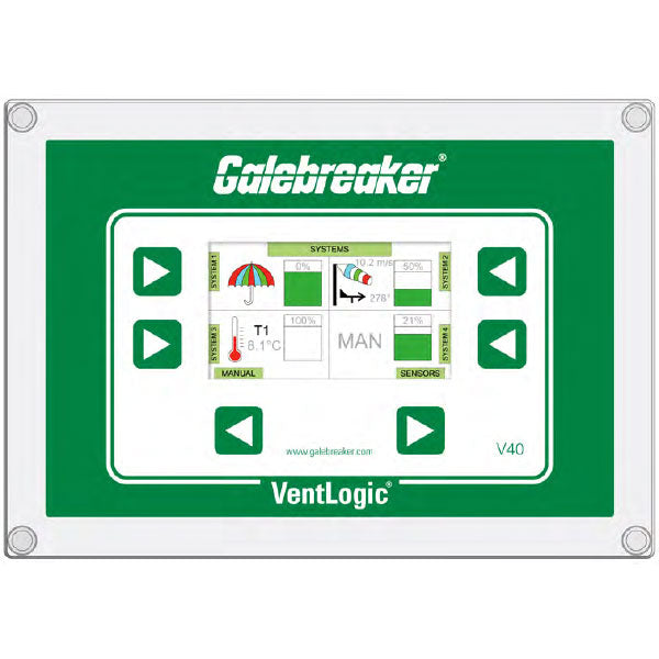 CAD export of the Galebreaker Ventlogic controller interface