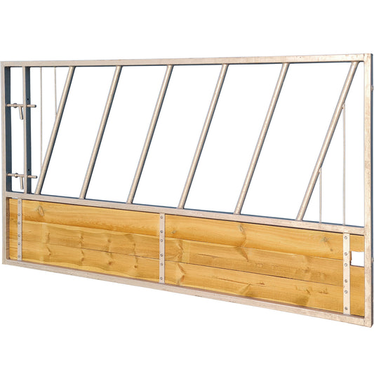 Market Diagonal Feed Barrier Gate Unit with Timber Base