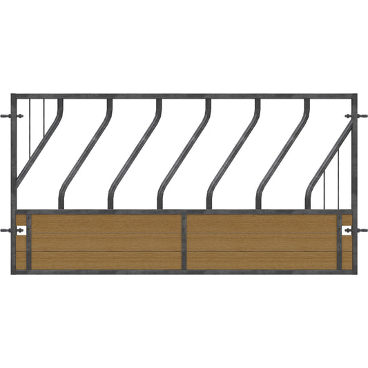 Pedigree Diagonal Feed Barrier Panel with timber base