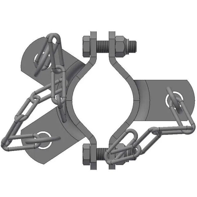 Panel/Yoke Support for Round Posts