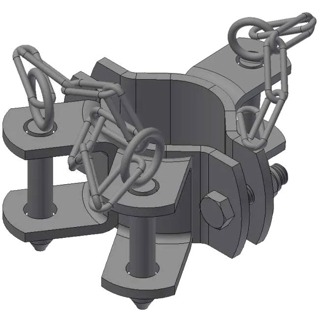Panel/Yoke Support for Round Posts