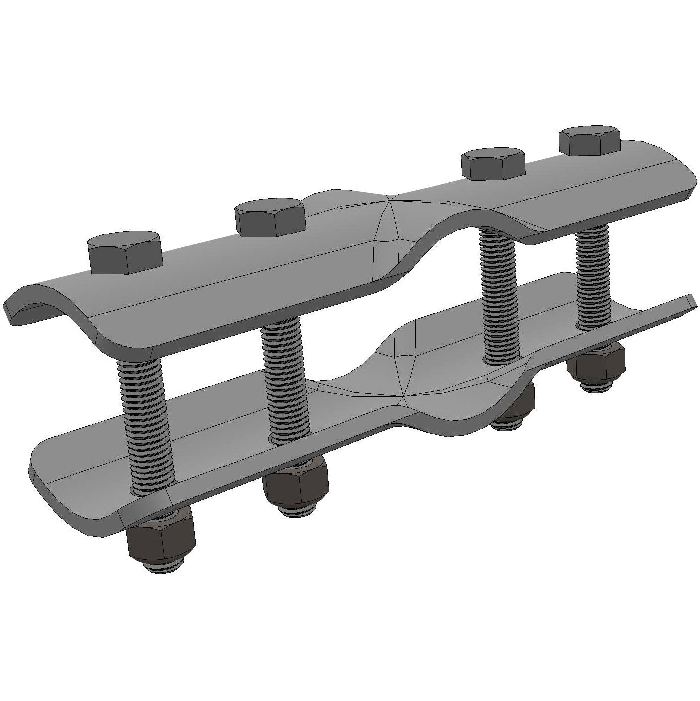 3-Bolt & 4-Bolt Clamp To Suit 60.3mm Tube