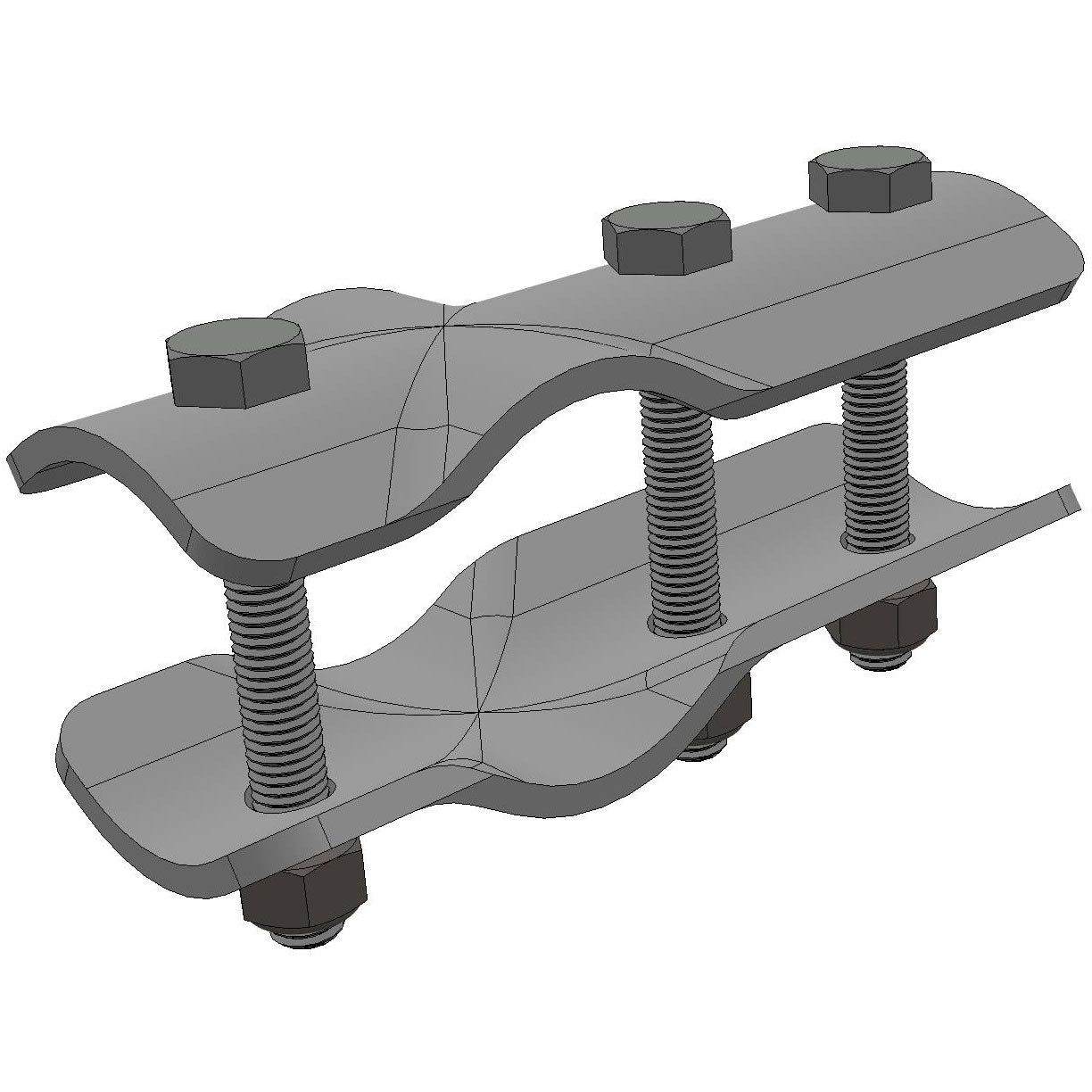 3-Bolt & 4-Bolt Clamp To Suit 60.3mm Tube