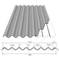 Big 6 Profile Fibre Cement Roof Sheets