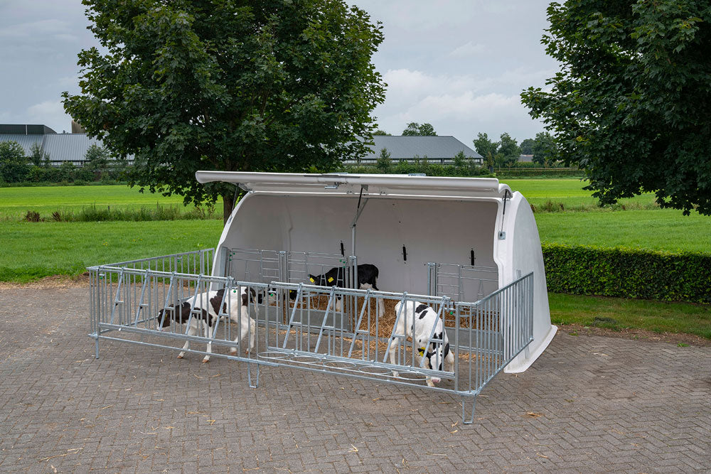 Gallery image of the CalfOTel Hybrid calf hutch