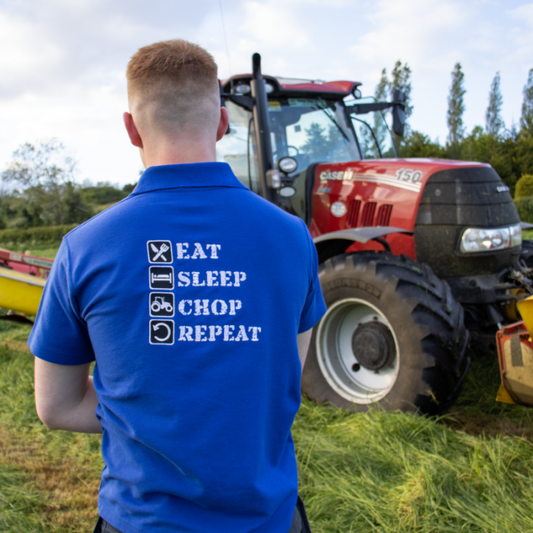 "Eat, Sleep, Chop, Repeat" Unisex Polo Shirt