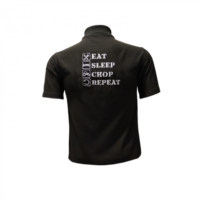 "Eat, Sleep, Chop, Repeat" Unisex Polo Shirt