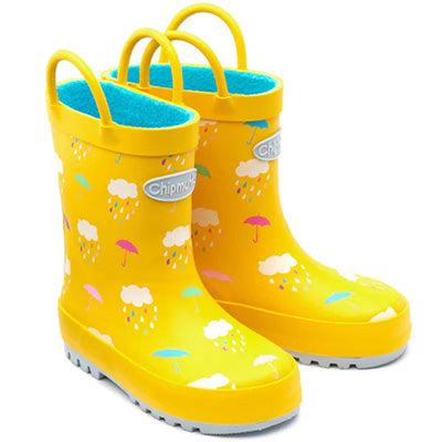 Some bright yellow wellies
