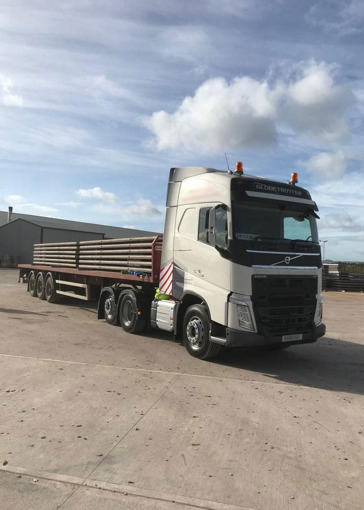 Loading a load of concrete panels