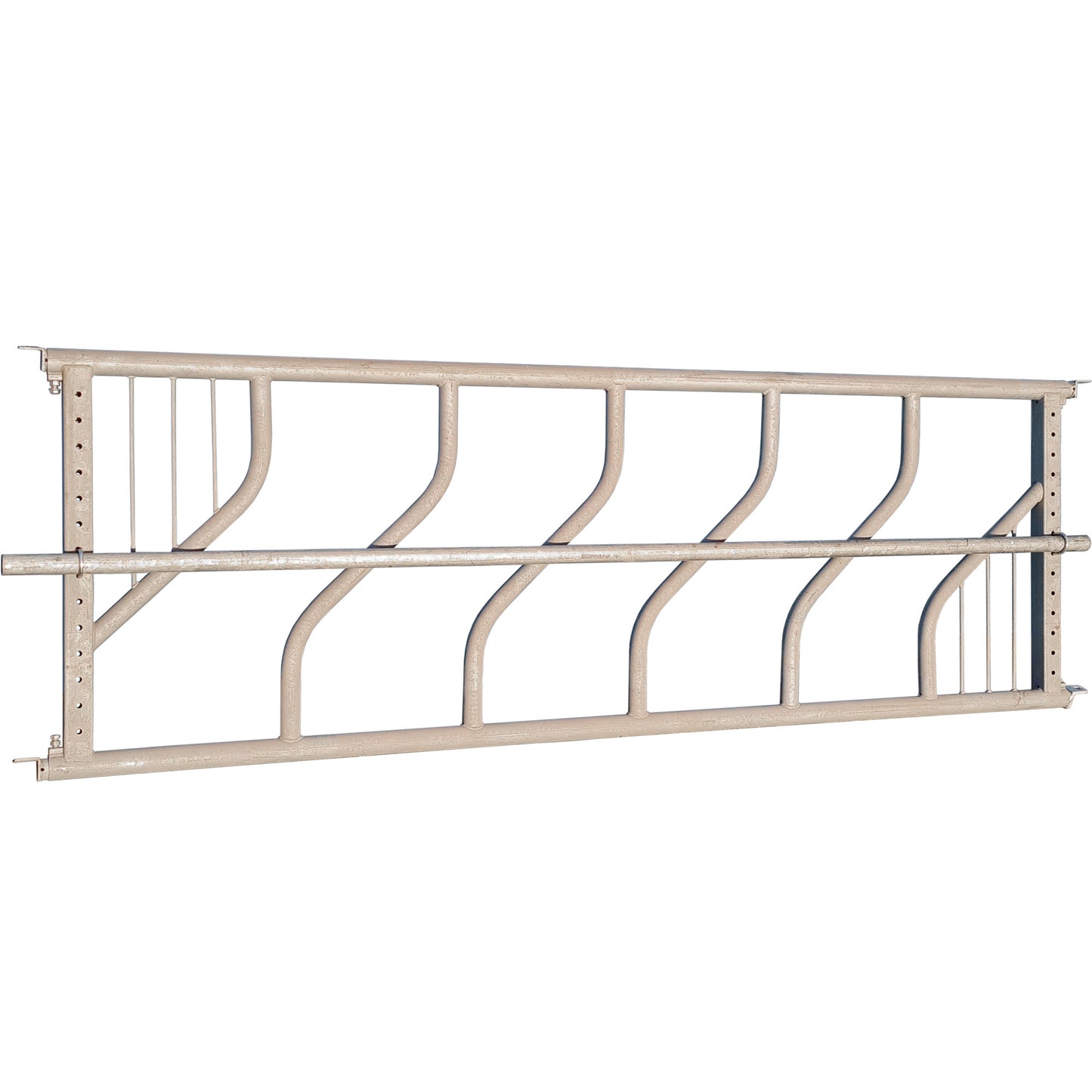 Pedigree Diagonal Feed Barrier with Adjustable Rail