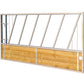 Market Diagonal Feed Barrier Gate Unit c/w timber base