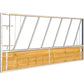 Market Diagonal Feed Barrier Gate Unit c/w timber base