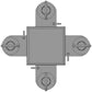 Box Post with Single Support Attachment