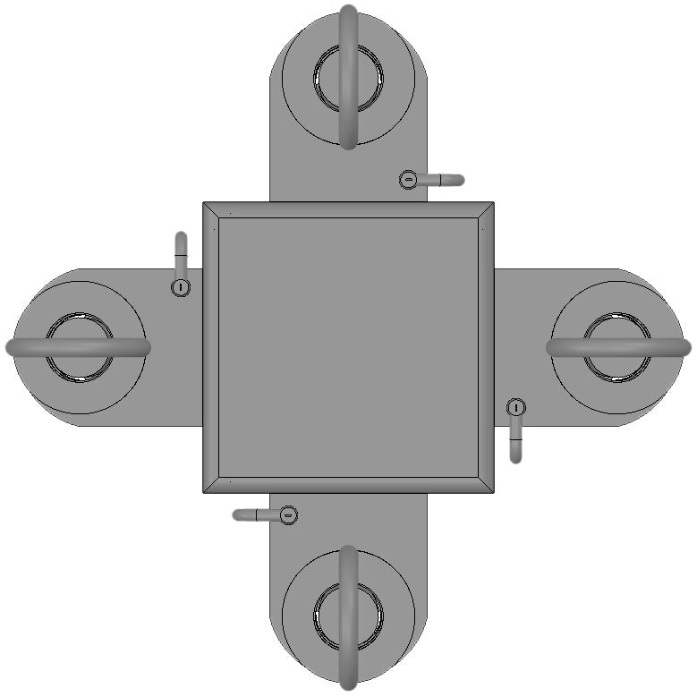 Box Post with Single Support Attachment