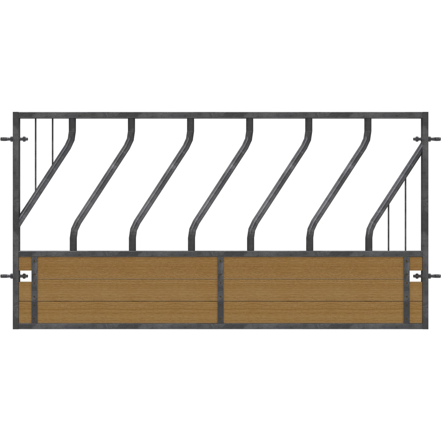 Pedigree Diagonal Feed Barrier Panel c/w timber base