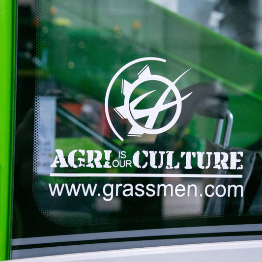 "Agri is our Culture" Small Sticker