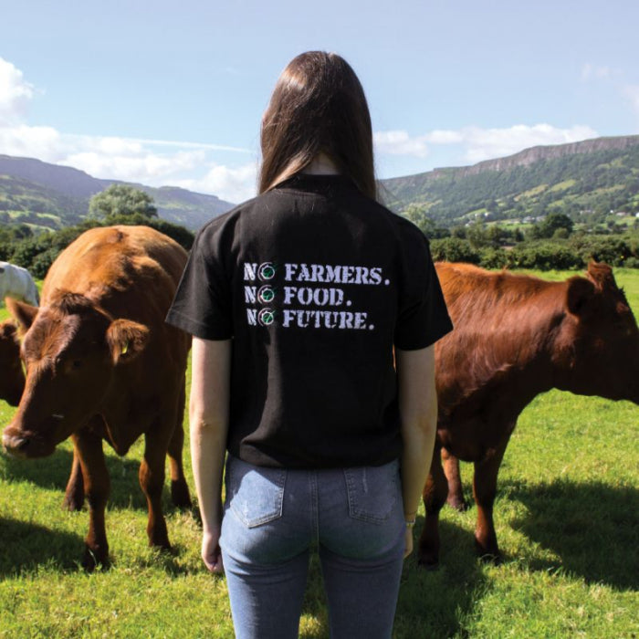 "No Farmers, No Food, No Future" Kids Polo Shirt