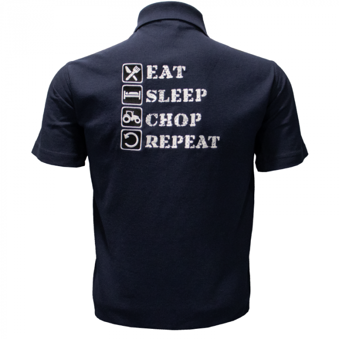 "Eat, Sleep, Chop, Repeat" Unisex Polo Shirt