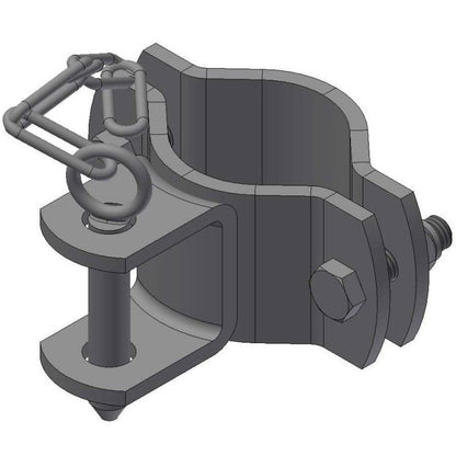 Panel/Yoke Support for Round Posts
