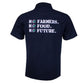 "No Farmers, No Food, No Future" Unisex Polo Shirt