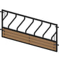 Pedigree Diagonal Feed Barrier Panel c/w timber base