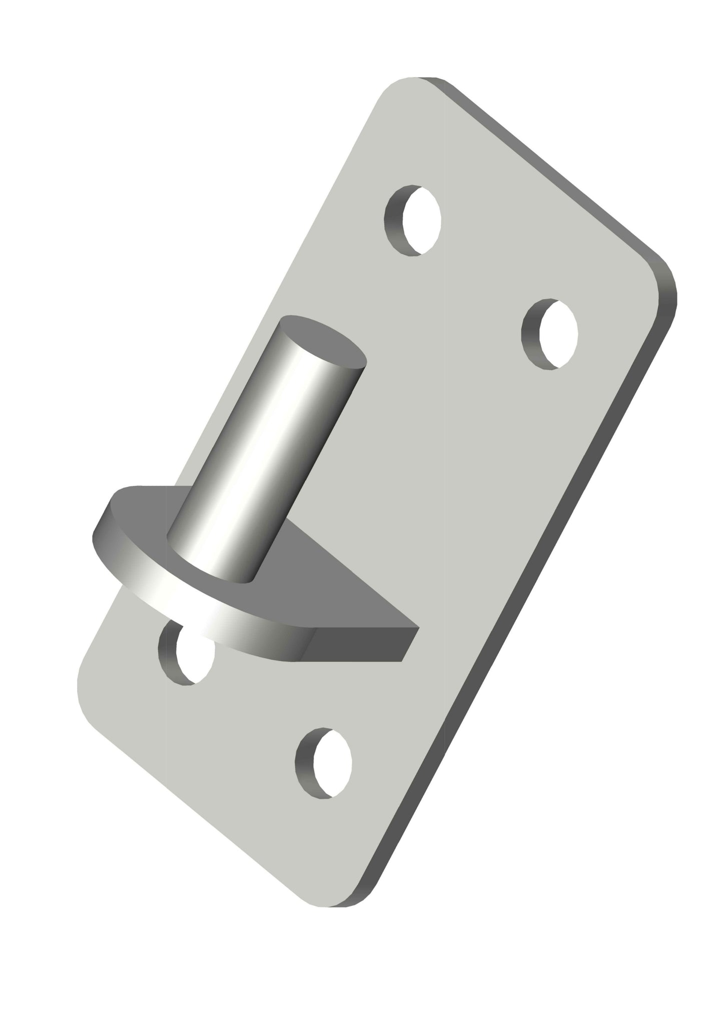 Single Hinge - 4 hole (pair)